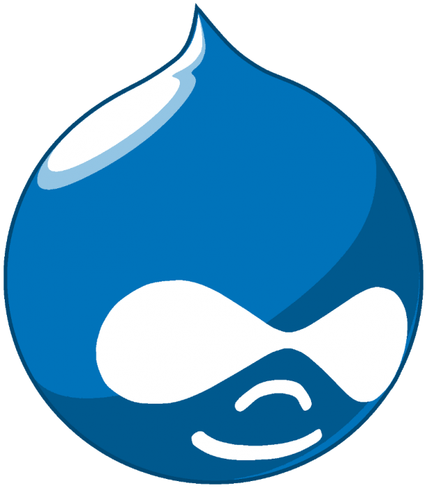 Logo de Drupal. 